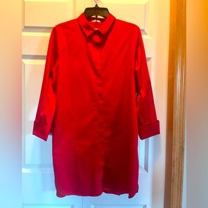 Chico’s new with tags button down, no iron, stretch tunic
